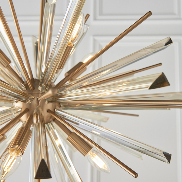 Wisząca lampa designerska L&-181935 Light& gwiazda mosiądz