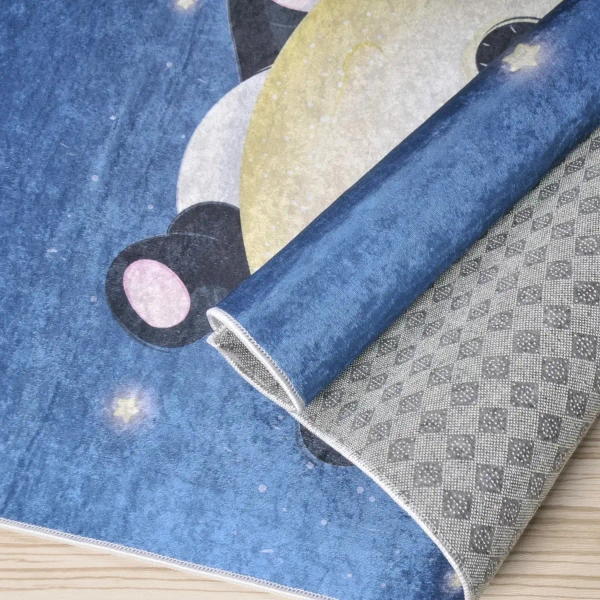 Prostokątny dywan Panda na księżycu 322944 120x170 kolorowy