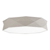 Lniany plafon ekologiczny Kantoor 6196 TK Lighting geometryczny szary beżowy