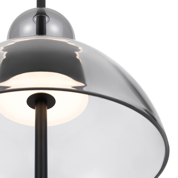 Lampa zwisająca Bangkok MOD185PL-L11B3K1 LED 12W 3000K czarny szary