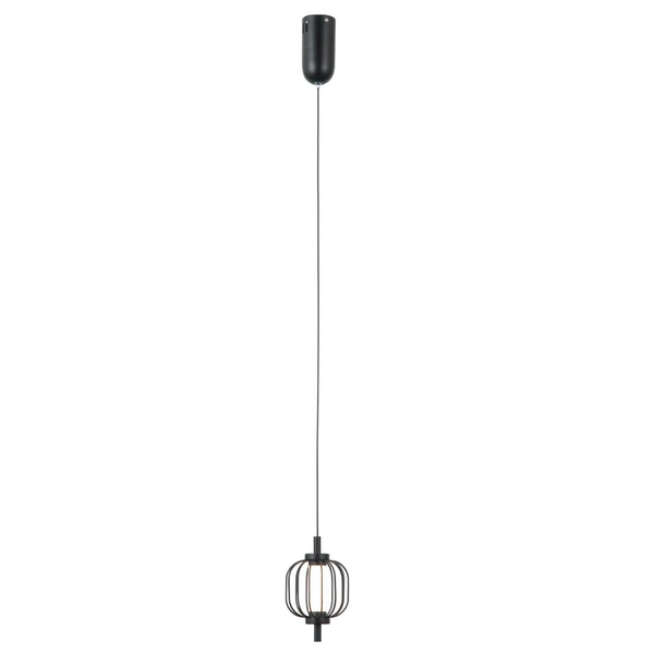 Lampa wisząca do salonu Pedro PND-34405-1-BK LED 4W 3000K czarny