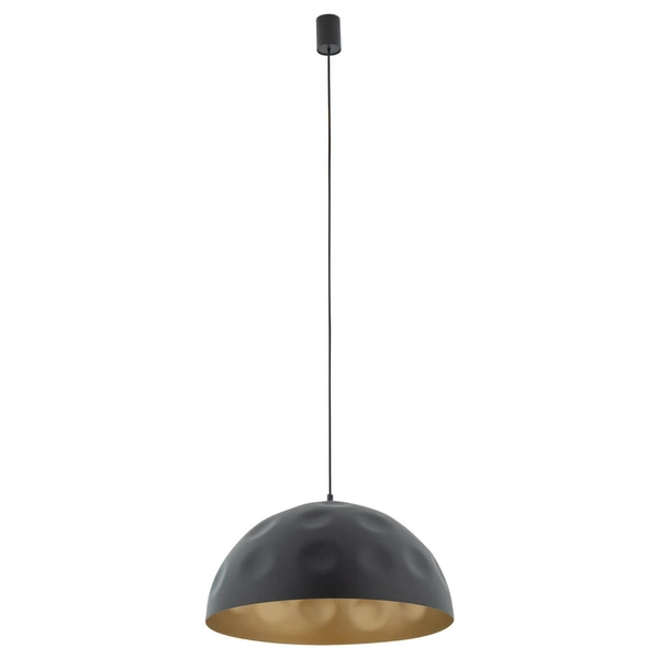 Lampa zwisająca Hemisphere 10703 kopuła do jadalni czarna złota