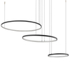 Lampa wisząca do salonu ring Circolo 10817 Nowodvorski LED 45W 3000K czarna
