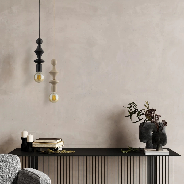 Glamour pojedyncza lampa zwis Tower 10871 nad stół czarny