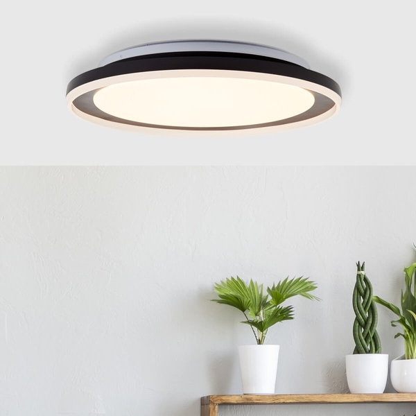 Metalowy plafon Pederson G99519/06 LED 22W 3000K czarny