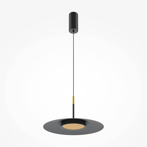 Wisząca lampa okragła El MOD041PL-L15B3K1 Maytoni LED 12W 3000K czarny