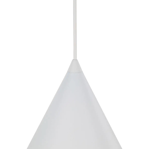 Lampa wisząca stożkowa CONO 10009 salonowa biały