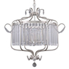 Żyrandol LAMPA wisząca RINALDO PND-33057-6-CH.S Italux OPRAWA glamour z kryształkami ZWIS na łańcuchu srebrny szampański