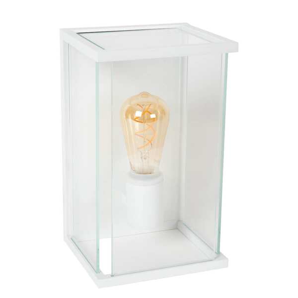 Elewacyjna lampa ścienna Claire 27883/01/31 IP54 szklany biały
