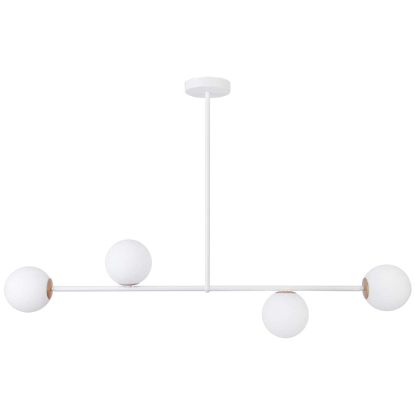 LAMPA sufitowa GAMA 33189 Sigma loftowa OPRAWA szklana 4-punktowa kule balls białe