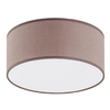 Salonowa lampa sufitowa Rondo 3337 TK Lighting z tkaniny cappuccino
