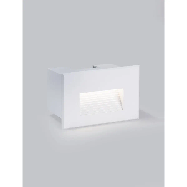 Wpustowa lampa ścienna CENDILO LE75321 LED 4W 3000K IP65 biała