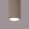 Ryflowana lampa sufitowa KARBON SL.1758 podłużna kaszmirowa