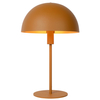 Stojąca LAMPKA stołowa SIEMON 45596/01/44 Lucide biurkowa LAMPA metalowa kopuła żółta