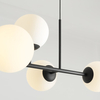 Podłużna lampa wisząca molekuły Fin 1120K1 Aldex szkalne kule czarna