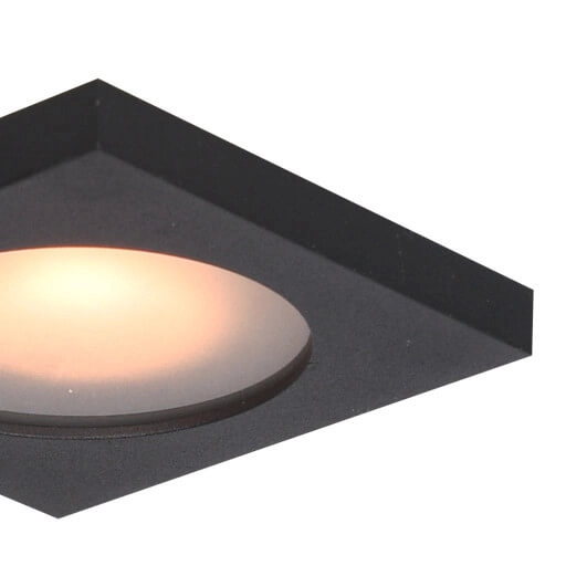 Punktowa lampa sufitowa Antar DL-26385S-GU10-BK Italux IP44 oczko czarna