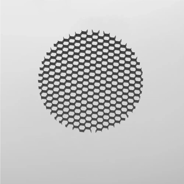 Antyodblaskowy filtr 1-faz Focus LED HoneyComb-D31 plaster miodu czarny