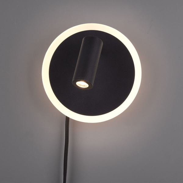 Kinkiet ścienny JORDAN 229210232 Trio LED 7W 3000K tubka czarna