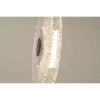Szklana lampa zwisająca nad wyspę 23073 LED 8W 3000K dysk czarny