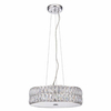 Kryształowa lampa wisząca Verina 76513 Endon LED 5W 3000K okrąg przezroczysty chrom