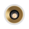 Zestaw wpust Galexo H0106 + RH0106/H0107 GOLD Maxlight LED 7W 3000K biały pierścień złoty