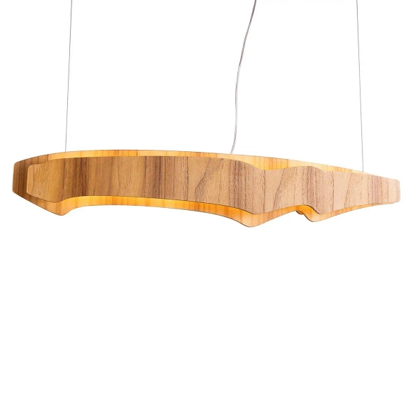 Lampa wisząca Horizon QN-HORIZON-LED-LP-100-TEAK LED 46W 3000K brązowy