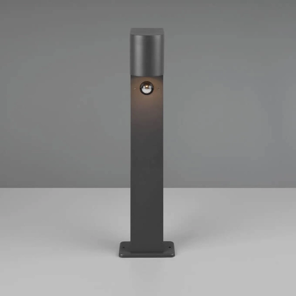 Ogrodowy słupek z czujnikiem ruchu ORVIE DL142514260 IP44 antracyt