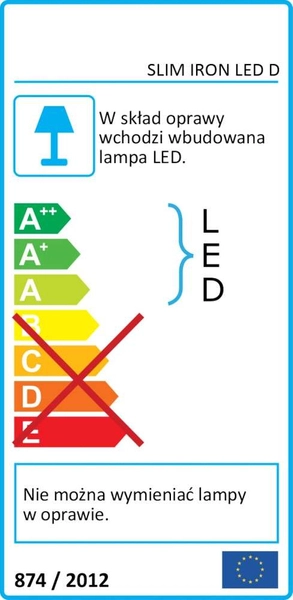 Podtynkowa LAMPA sufitowa SLIM IRON LED 3W 4000K 03536 Ideus kwadratowa OPRAWA do zabudowy WPUST biały