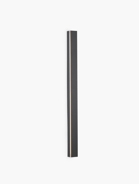 Podłużna lampa ścienna Cerro minimalistyczna LED 29W 3000K czarna