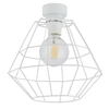 Lampa sufitowa Diamond 6210 TK Lighting druciana do kuchni biała