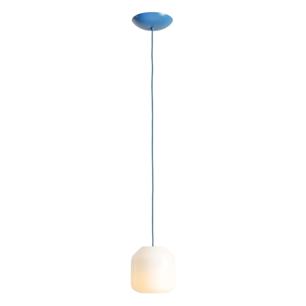 Wisząca lampa szafirowa FLASK szklana 1xE14 nad stolik 8500G31_S