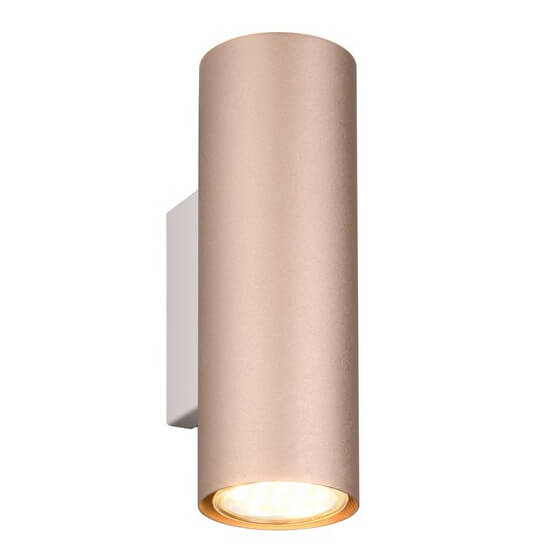 Ścienna lamka do salonu VANTOS DL265212400 Trio góra-dół brązowa