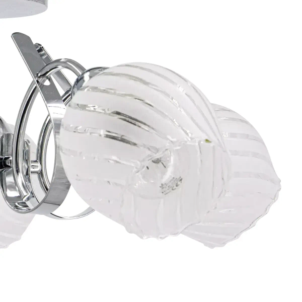 Sufitowa lampa sypialniana 7138/5 8C nad łóżko chrom