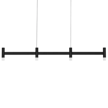 Wisząca lampa do jadalni CORVETA LE45427 LED 17W 3000K czarna