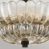 Klasyczna lampa sufitowa Whitecap QZ-WHITECAP-SF-S kwiat bursztynowy