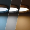 Plafon Nature ABR-PLODV-C-30WW-CCT Abruzzo LED 31W 2700-6500K drewniany czarny