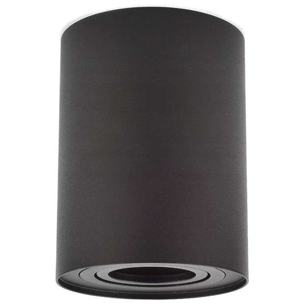 Sufitowa LAMPA natynkowa SLP6861 (6318) MDECO metalowa OPRAWA downlight okrągły SPOT tuba czarna