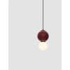 Wisząca lampa do sypialni JORELIA LE45255 LED 4W 3000K czerwona biała