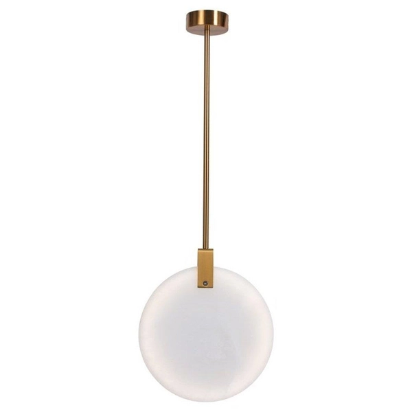 Marmurowa lampa wisząca Marble ST-8950-24 Step LED 20W 3500K koło złota