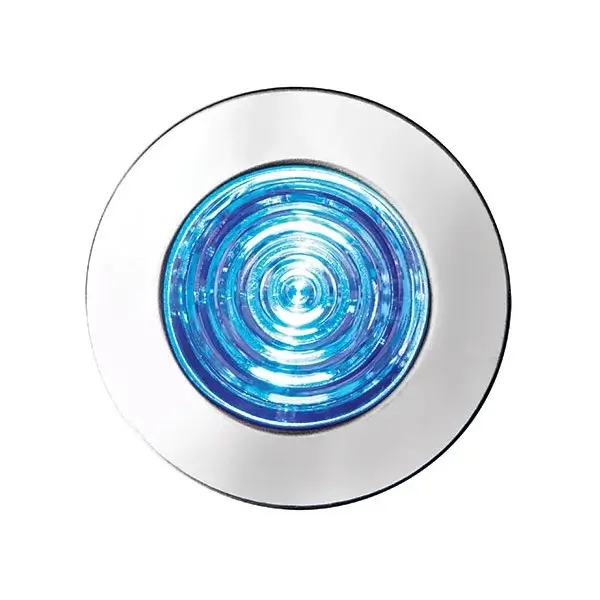 Wpustowe oczka 10 szt. IKON 76616 LED 0,75W 6500K z wtyczką IP67 srebrne