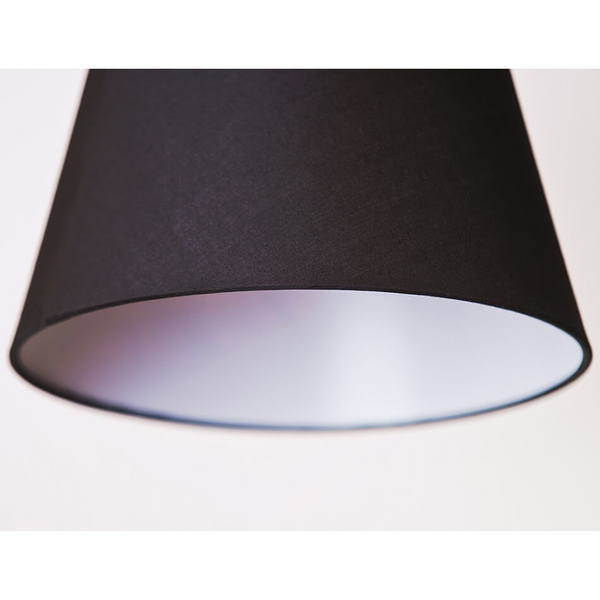 Czarna lampa wisząca Zyta AZ1847+AZ2600 Azzardo nowoczesny zwis do jadalni