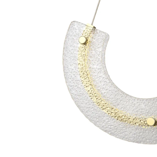 Wisząca lampa Maya P091PL-L18G3K Maytoni LED 10W 3000K łuk złoty