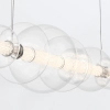 Kulista lampa wisząca Atomo QN-ATOMO-LP7-PC LED 46W 3000K srebrny