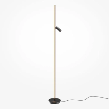 Ściemnialna stojąca lampa Thin MOD395FL-L28B3K LED 14W 3000K czarna