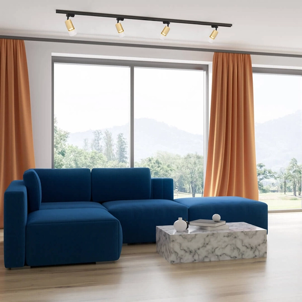 Reflektorek do szynoprzewodu Ricky ML0690 Milagro sopelek złoty