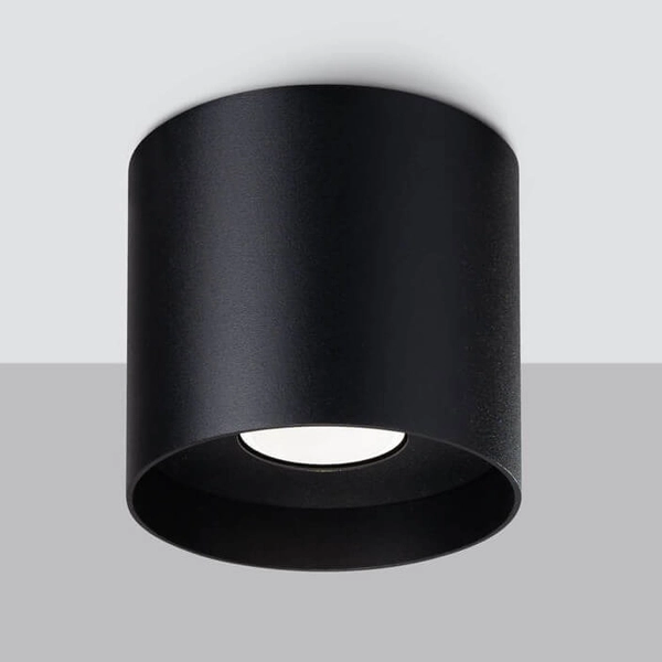 Lampa sufitowa do salonu Mika SL.1281 downlight metalowa czarna