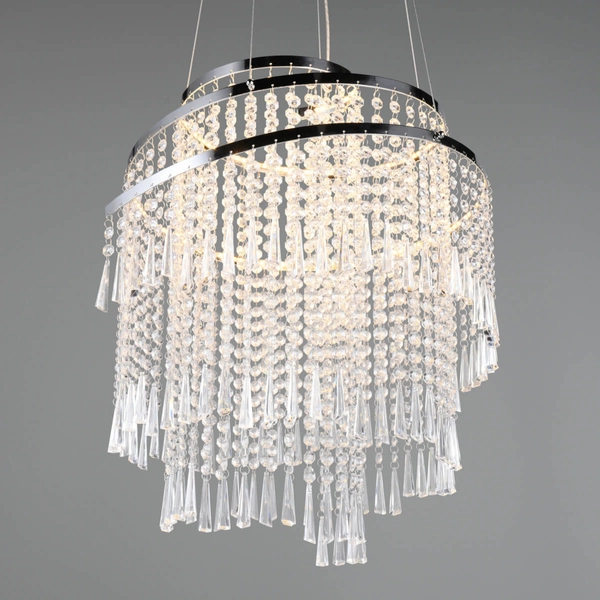 Żyrandol pałacowy Pomp R37349106 LED 38W 2700-6500K przezroczysty chrom