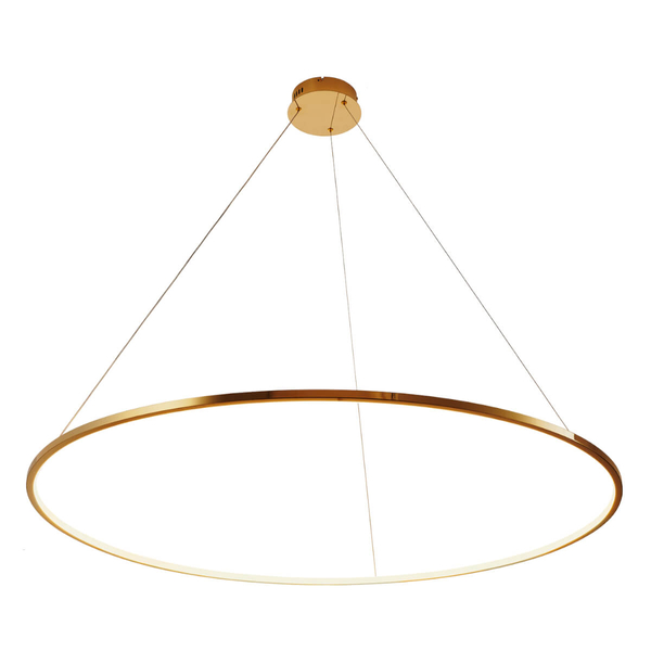 Wisząca lampa nad stół Circle Slim ST-10112P-D1200 LED 32W 3000K pierścień złota