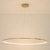Salonowa wisząca lampa Ring Slim MSE1501100159 Moosee LED 37W 3000K złota