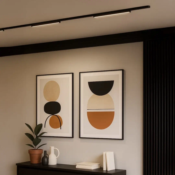 Podłużna szynowa lampa magnetyczna Magnetic Track ML2174 LED 15W CCT czarny